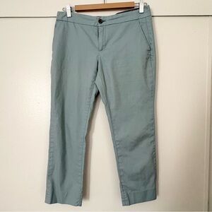 Banana Republic Light Blue Cropped Chino Stretch Pants